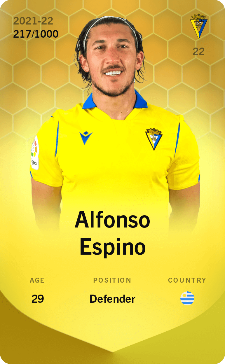 Alfonso Espino 2021-22 • Limited 217/1000