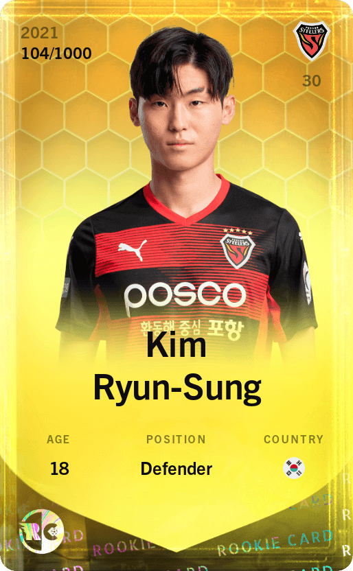 Kim Ryun-Sung 2021-22 • Limited 104/1000