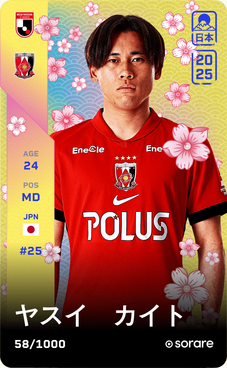 Kaito Yasui 2025-26 • Limited 58/1000