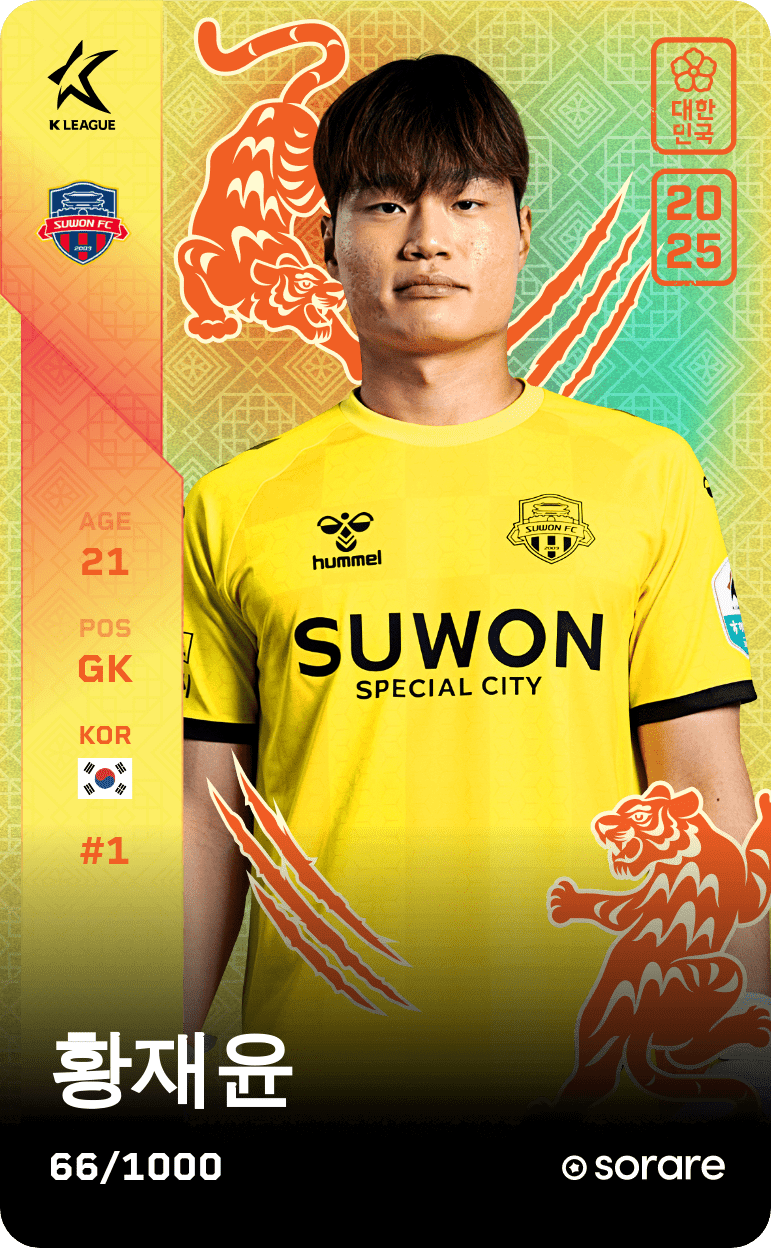 Hwang Jae-Yun 2025-26 • Limited 66/1000