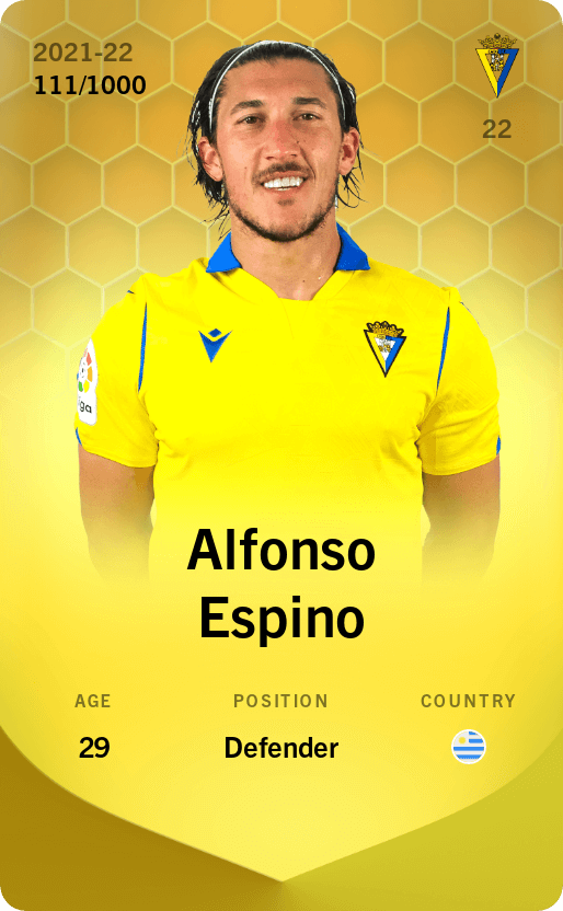 Alfonso Espino 2021-22 • Limited 111/1000