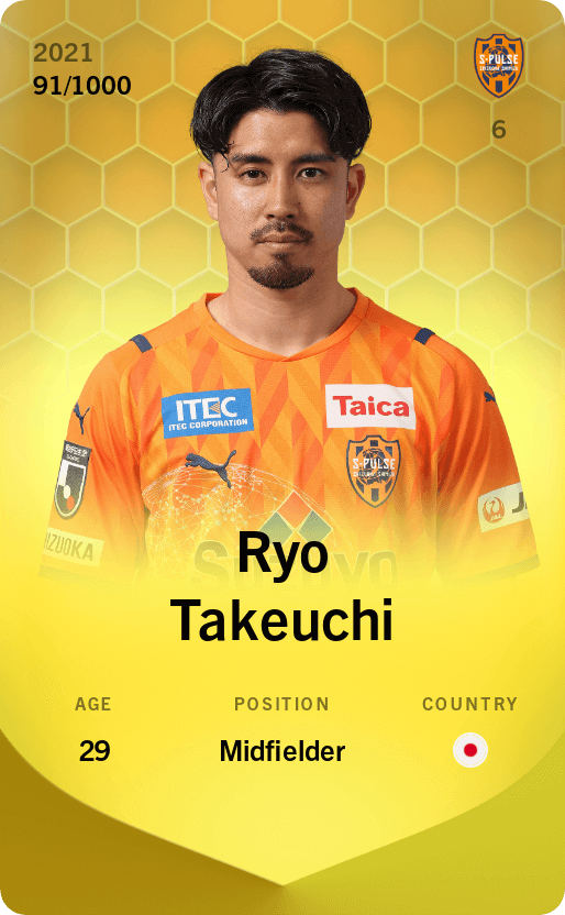 Ryo Takeuchi 2021-22 • Limited 91/1000