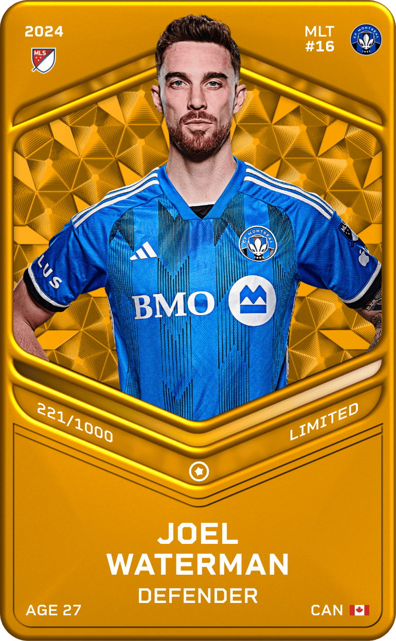 Joel Waterman 2024-25 • Limited 221/1000