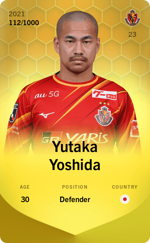 Yutaka Yoshida 2021-22 • Limited 112/1000