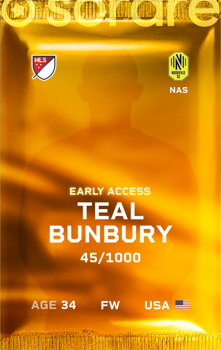 Teal Bunbury 2025-26 • Limited 45/1000