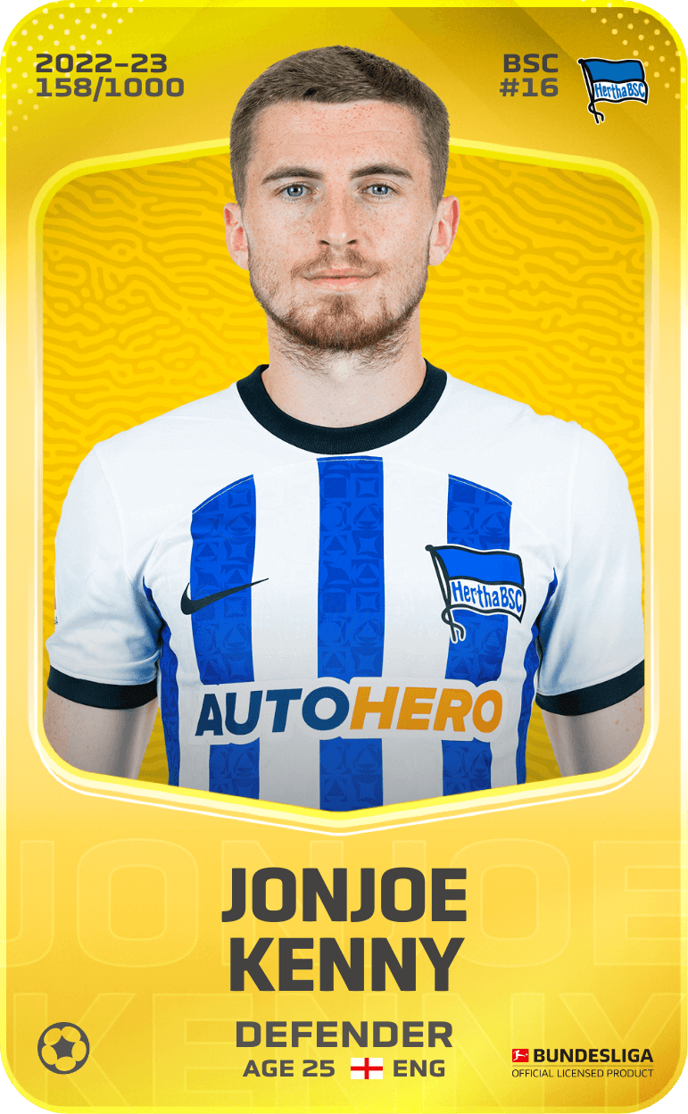 Jonjoe Kenny 2022-23 • Limited 158/1000