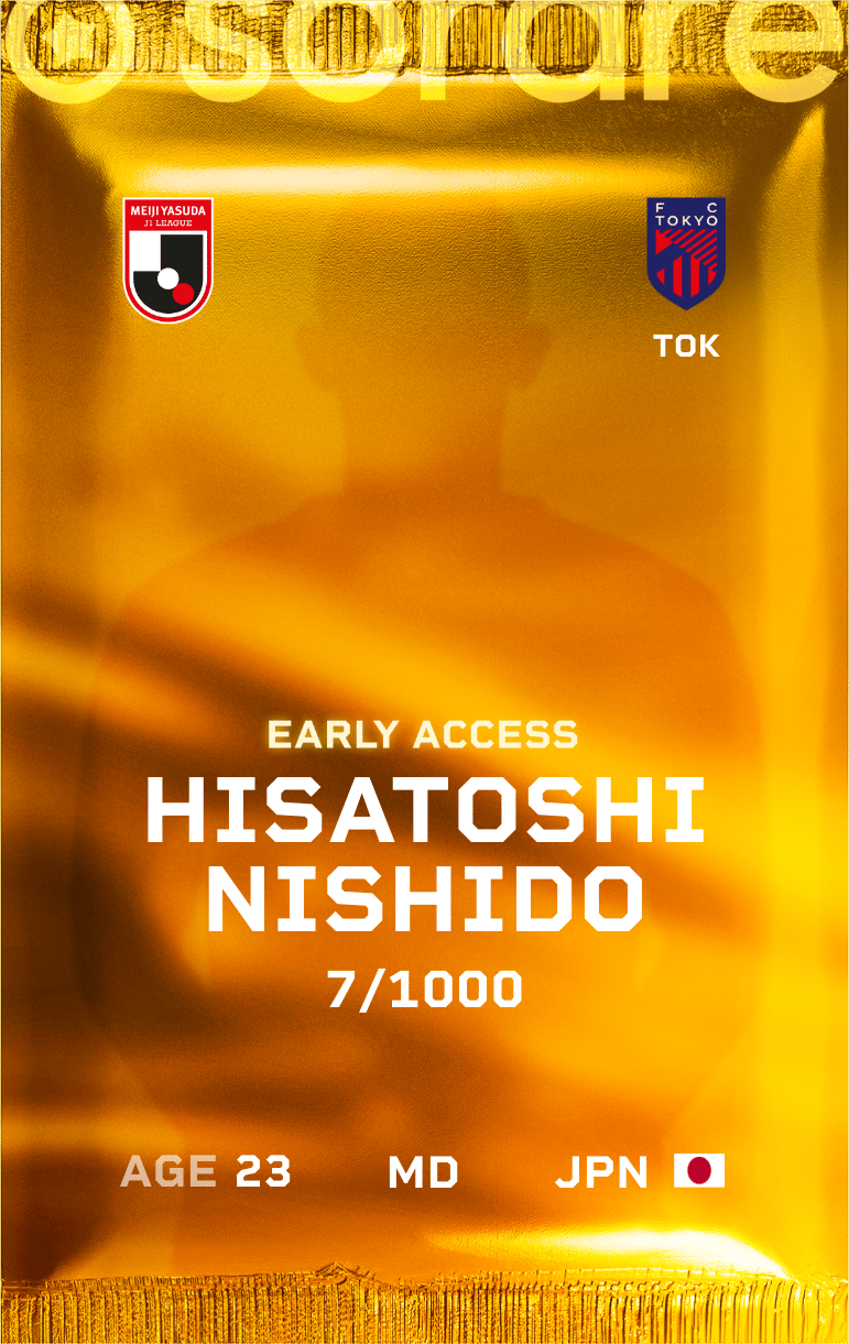 Hisatoshi Nishido 2025-26 • Limited 7/1000