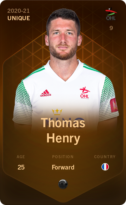 Sorare - Sorare Official - Thomas Henry 2020-21 • Unique - NFT # 22727774429830622238362871796702371750747678615312088159138401412702712356071