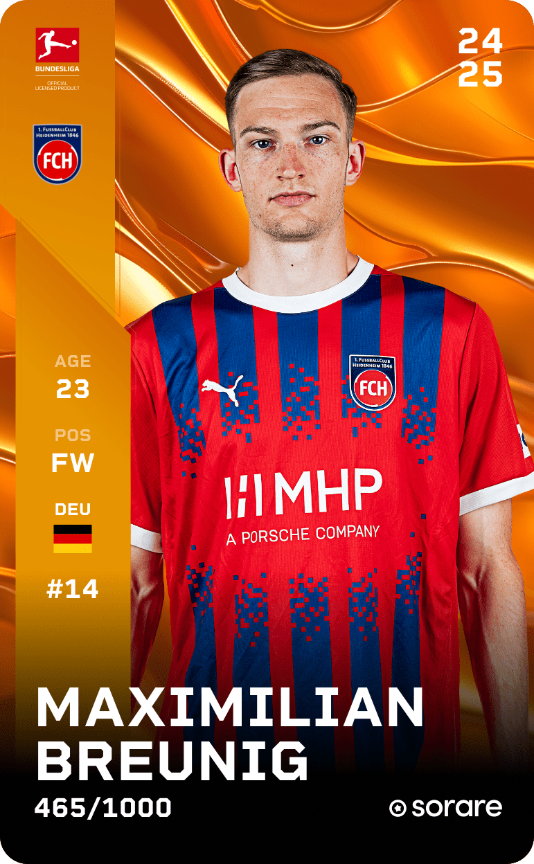 Maximilian Breunig 2024-25 • Limited 465/1000