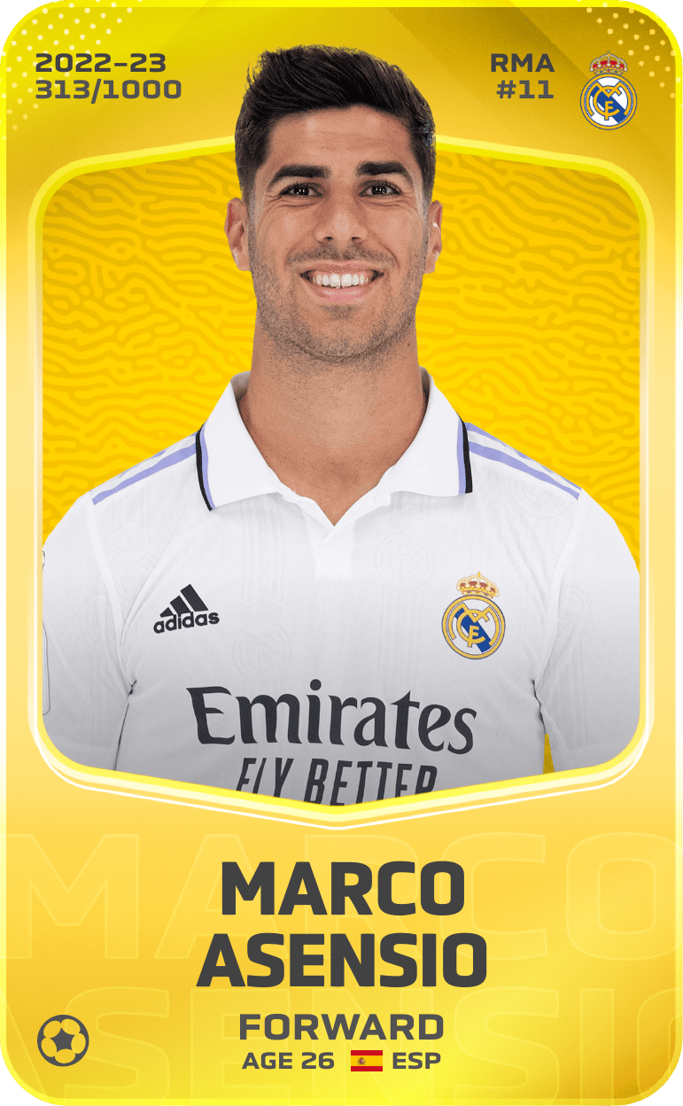Marco Asensio 2022-23 • Limited 313/1000