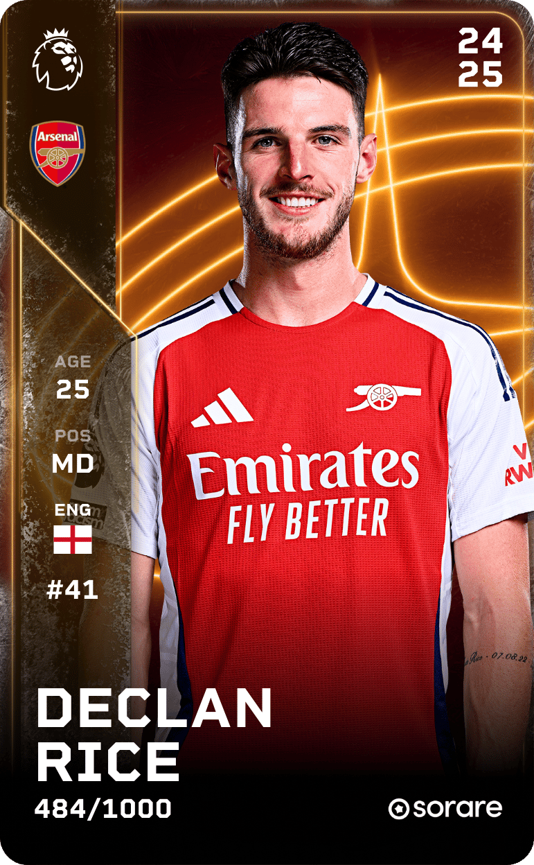 Declan Rice 2024-25 • Limited 484/1000