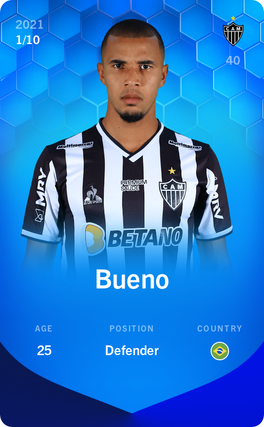 Sorare - Sorare Official - Bueno 2021-22 • Super Rare 1/10 - NFT # 19584520636739452283860104489338643054089605939189963041308611134398656605098