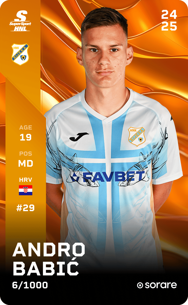 Andro Babić 2024-25 • Limited 6/1000