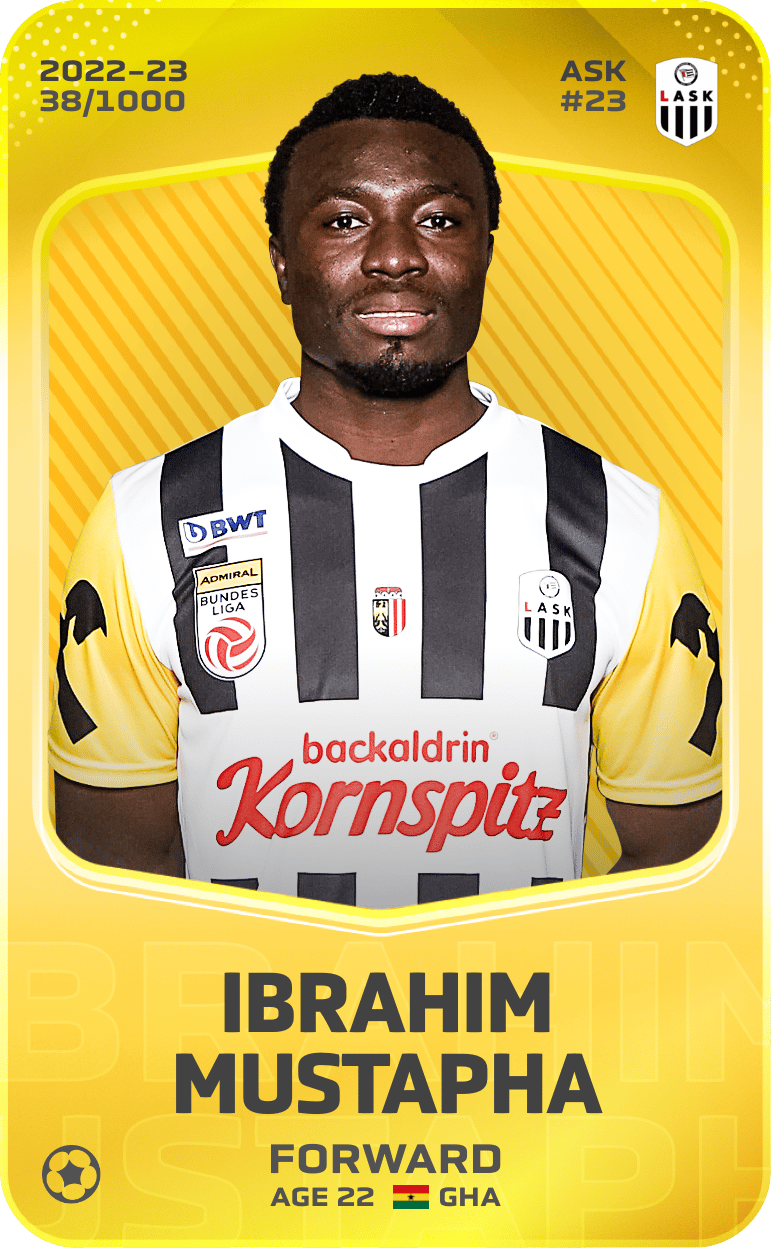 Ibrahim Mustapha 2022-23 • Limited 38/1000