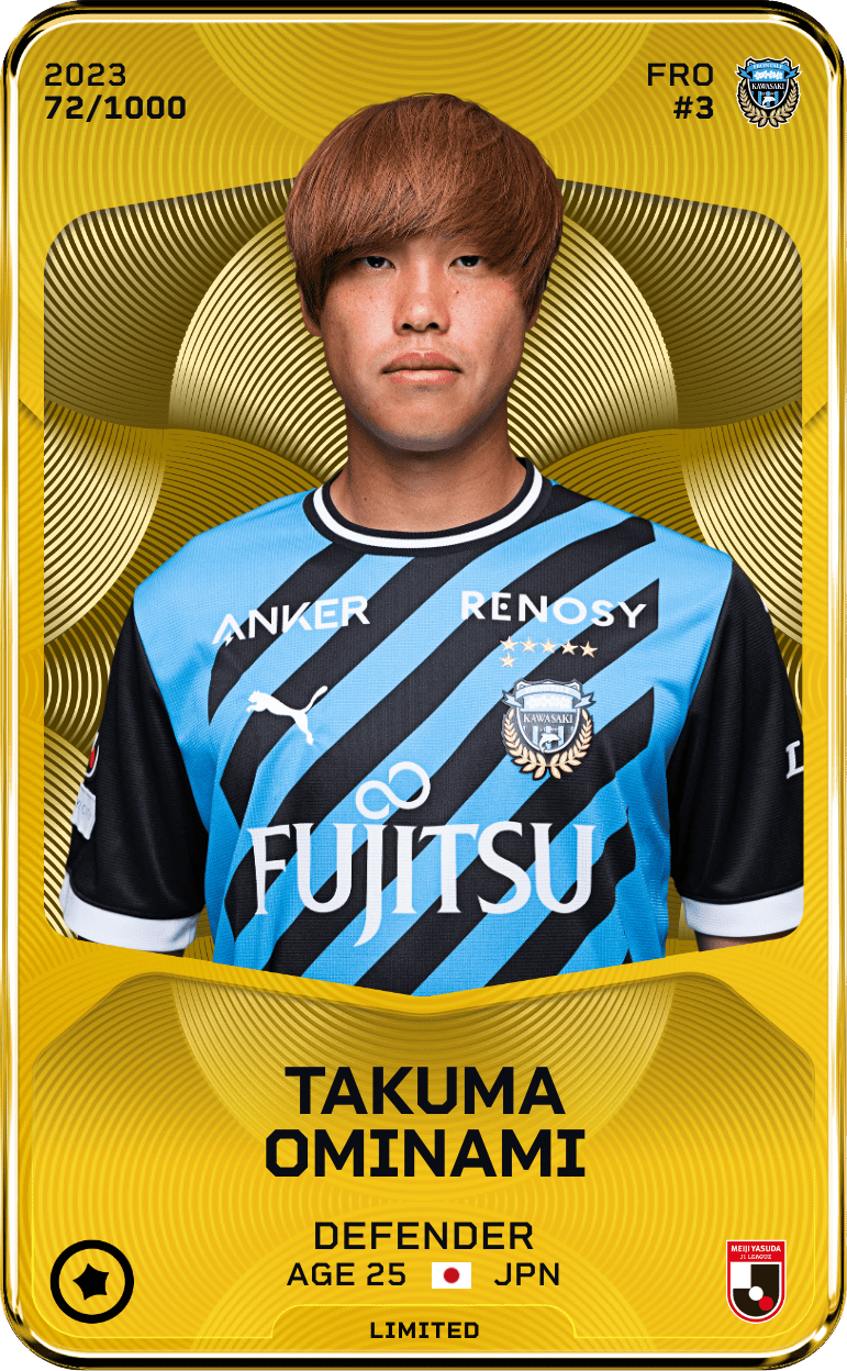 Takuma Ominami 2023-24 • Limited 72/1000