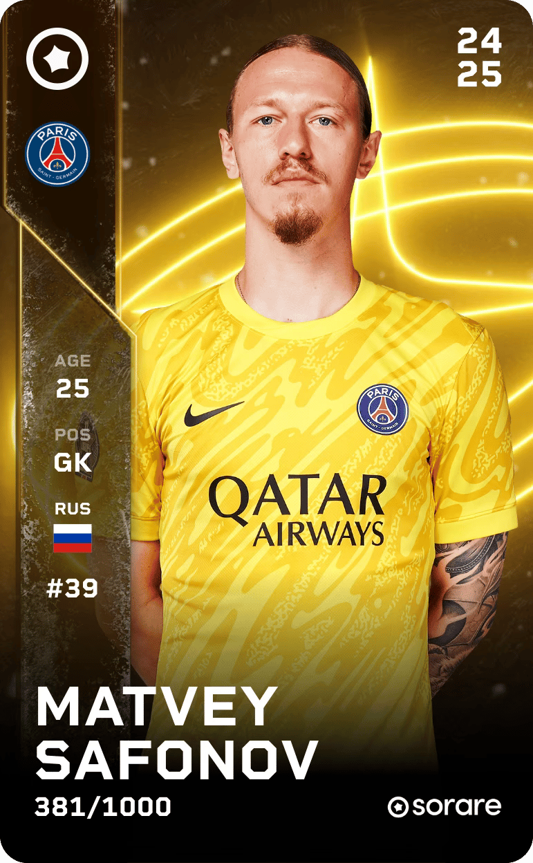 Matvey Safonov 2024-25 • Limited 381/1000