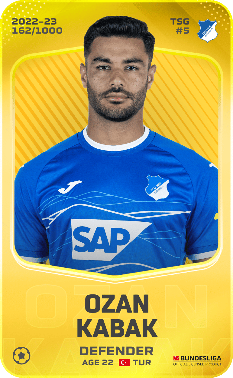 Ozan Kabak 2022-23 • Limited 162/1000