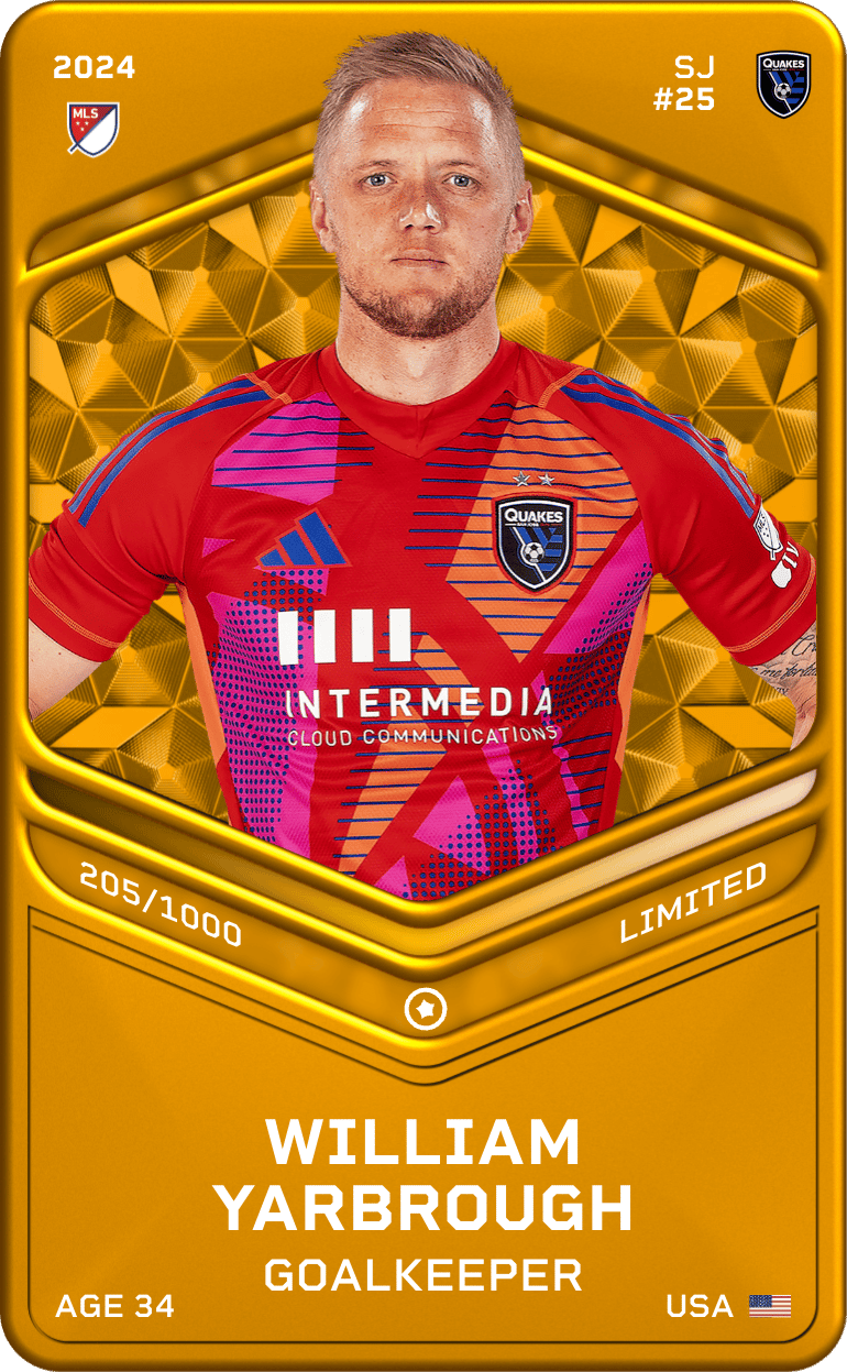 William Yarbrough 2024-25 • Limited 205/1000