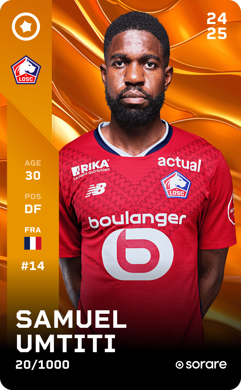 Samuel Umtiti 2024-25 • Limited 20/1000