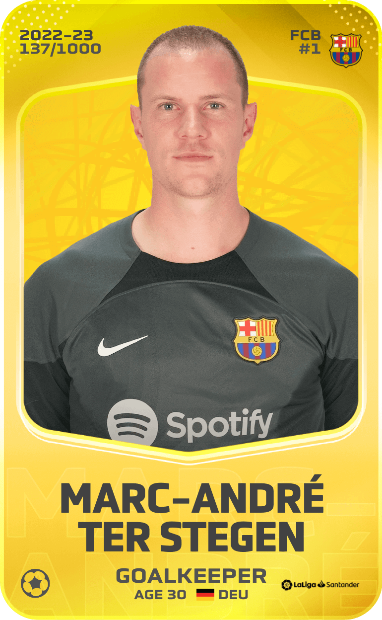 Marc-André ter Stegen 2022-23 • Limited 137/1000