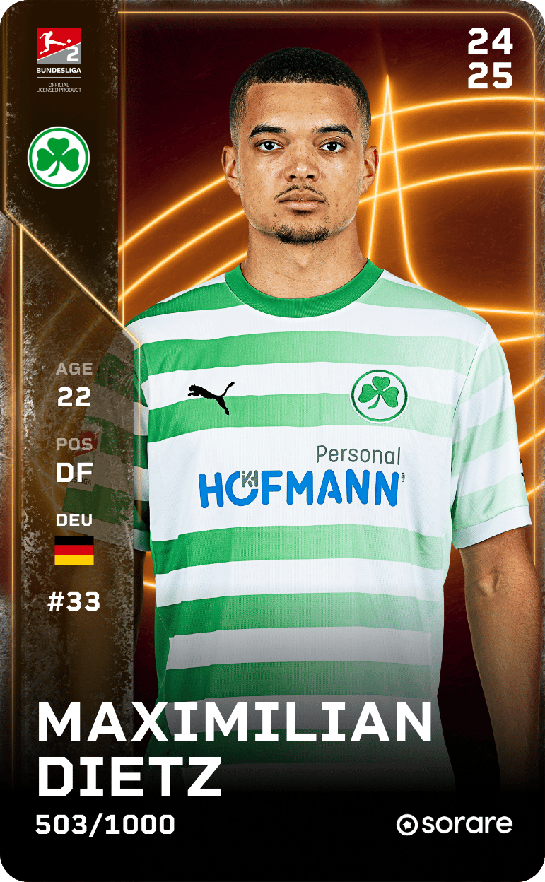 Maximilian Dietz 2024-25 • Limited 503/1000