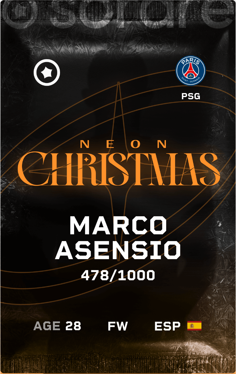 Marco Asensio 2024-25 • Limited 478/1000