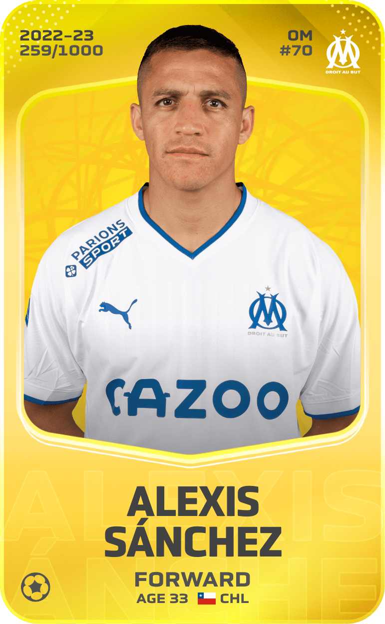 Alexis Sánchez 2022-23 • Limited 259/1000
