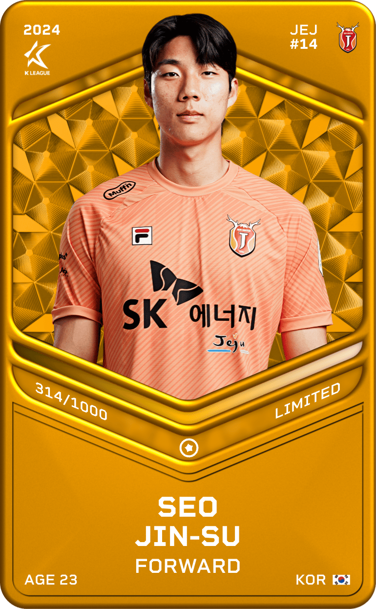 Seo Jin-Su 2024-25 • Limited 314/1000