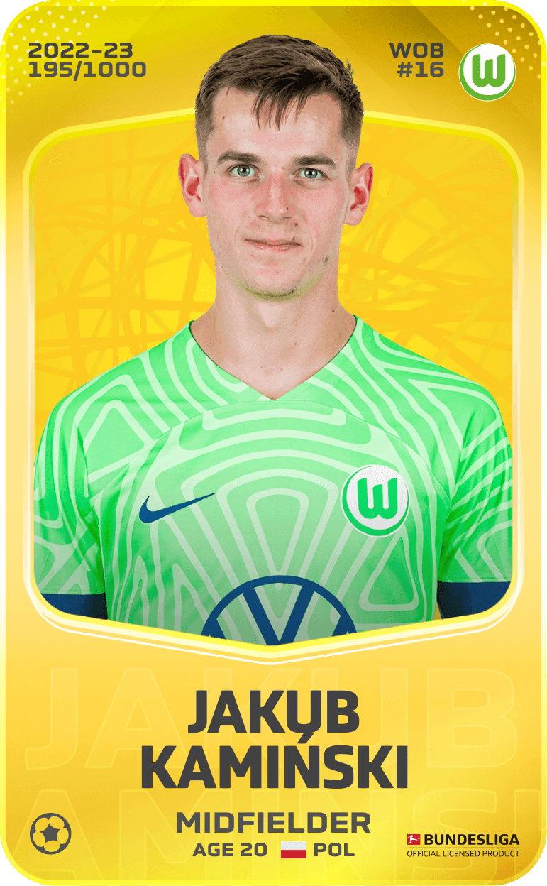 Jakub Kamiński 2022-23 • Limited 195/1000
