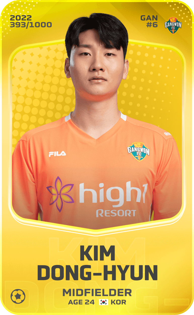 Kim Dong-Hyun 2022-23 • Limited 393/1000