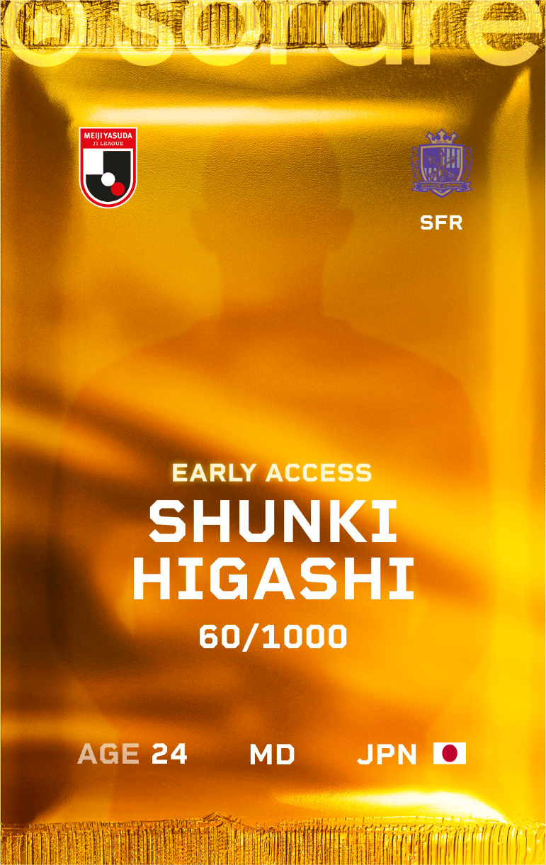 Shunki Higashi 2025-26 • Limited 60/1000