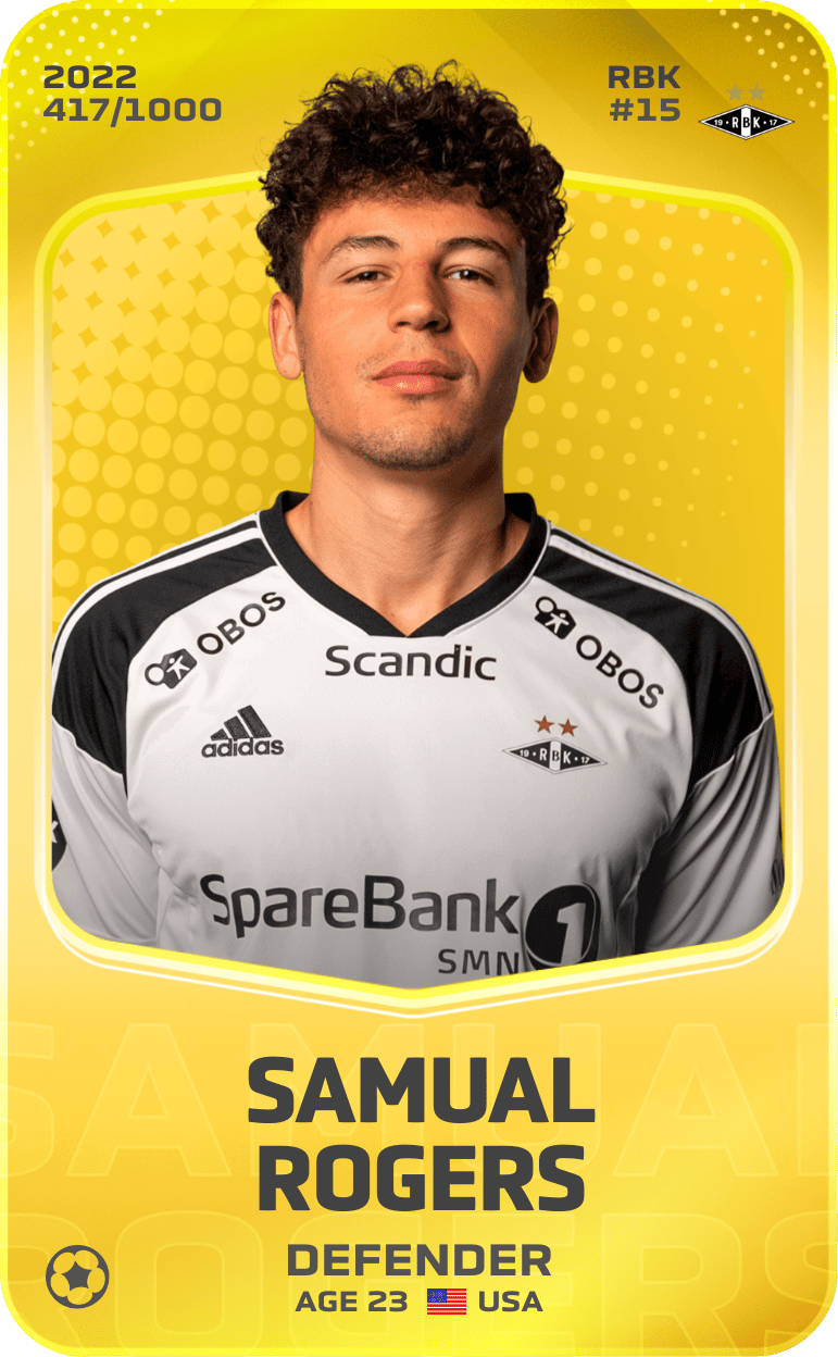 Samual Rogers 2022-23 • Limited 417/1000