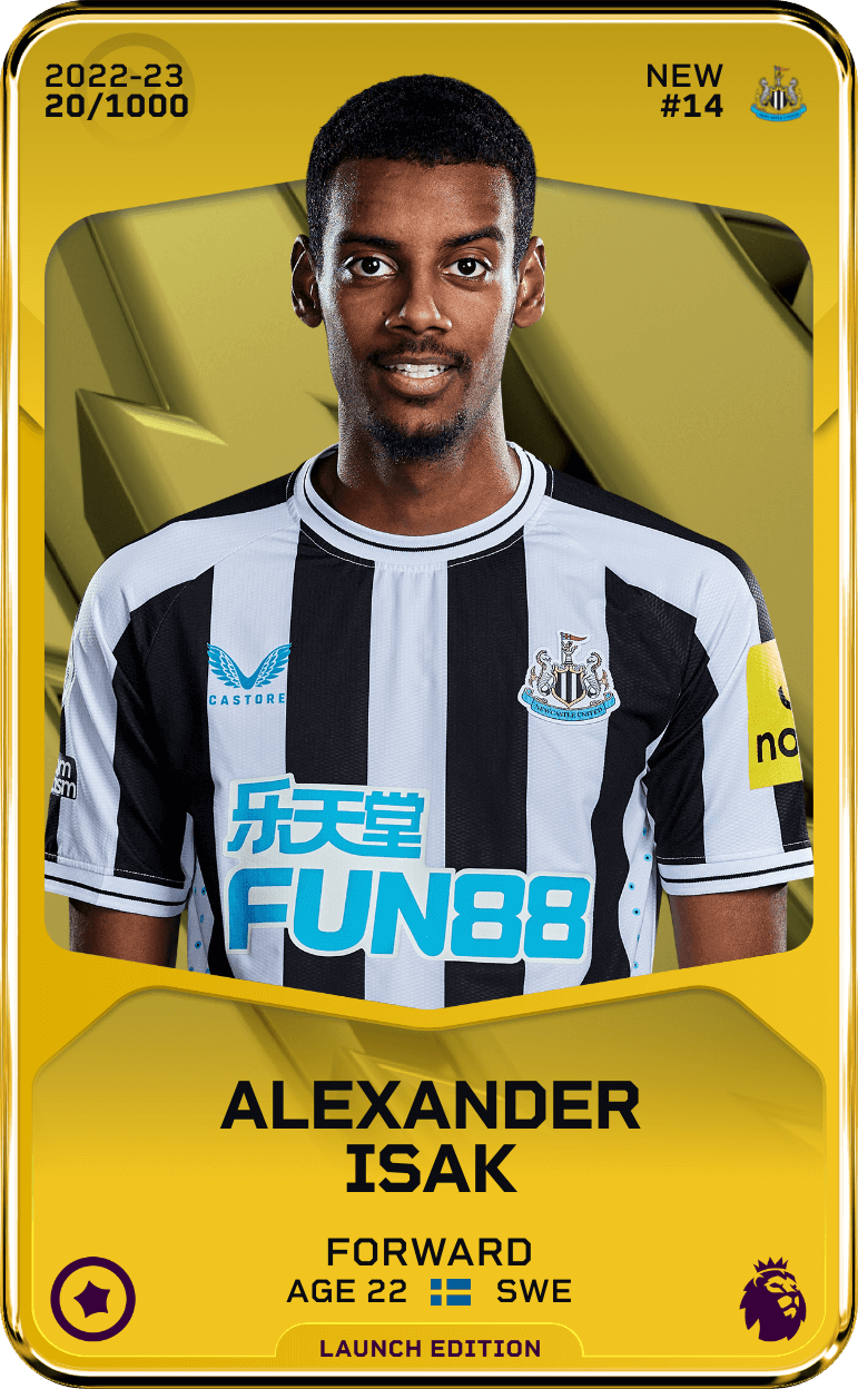 Alexander Isak 2022-23 • Limited 20/1000