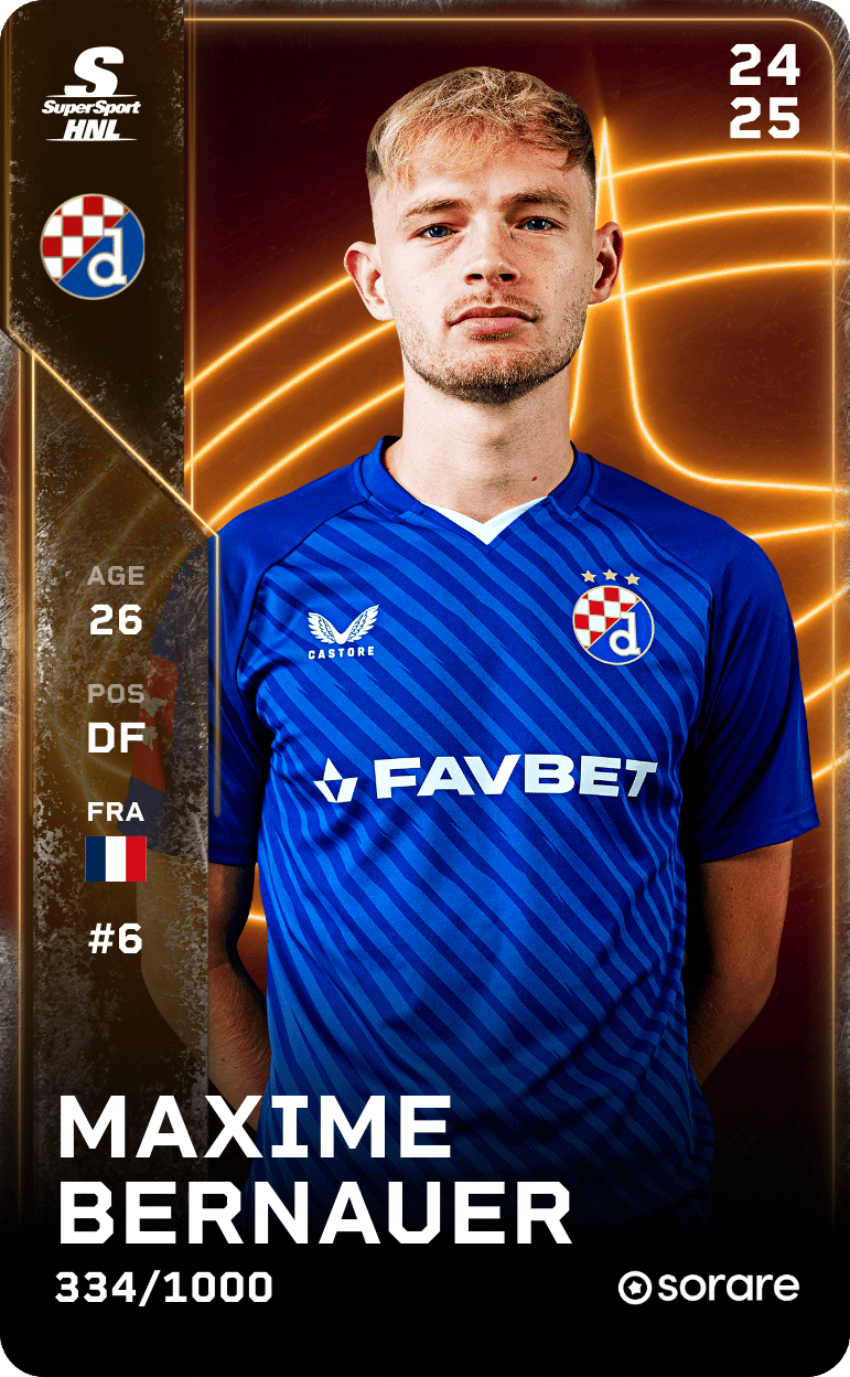 Maxime Bernauer 2024-25 • Limited 334/1000
