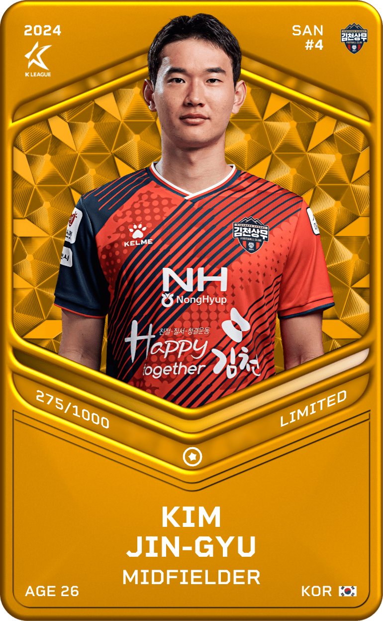 KIM JIN-GYU 2024-25 • Limited 275/1000