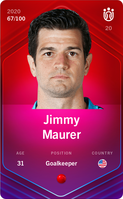 Sorare - Sorare Official - Jimmy Maurer 2020-21 • Rare 67/100 - NFT # 78452125359099200663896759051763089215972941365021281315362107169149514048859