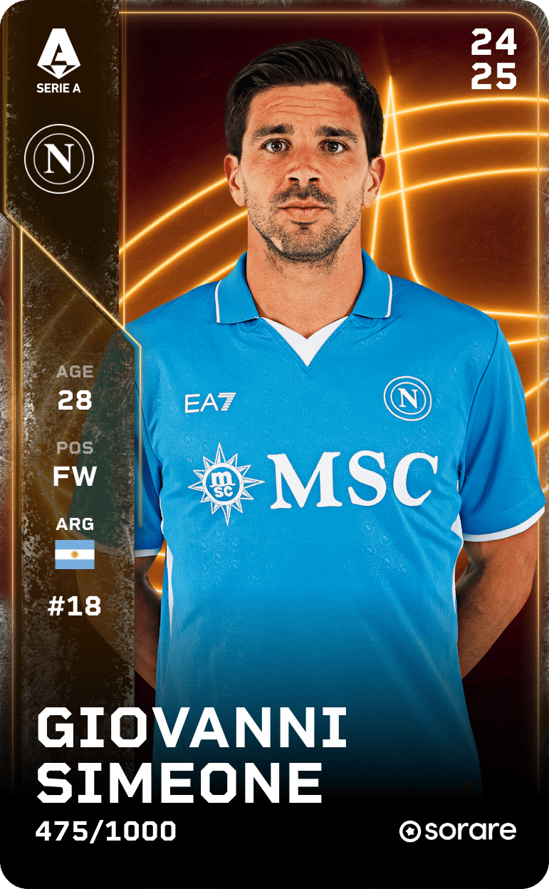 Giovanni Simeone 2024-25 • Limited 475/1000