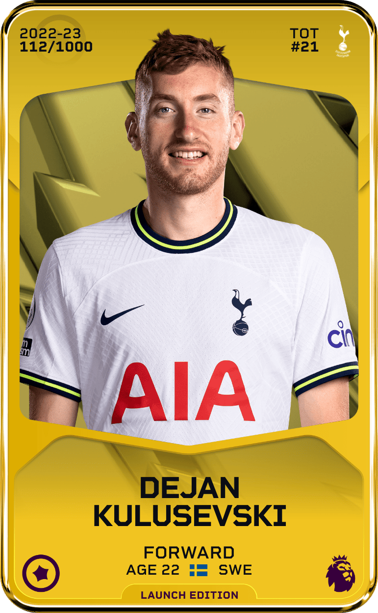 Dejan Kulusevski 2022-23 • Limited 112/1000