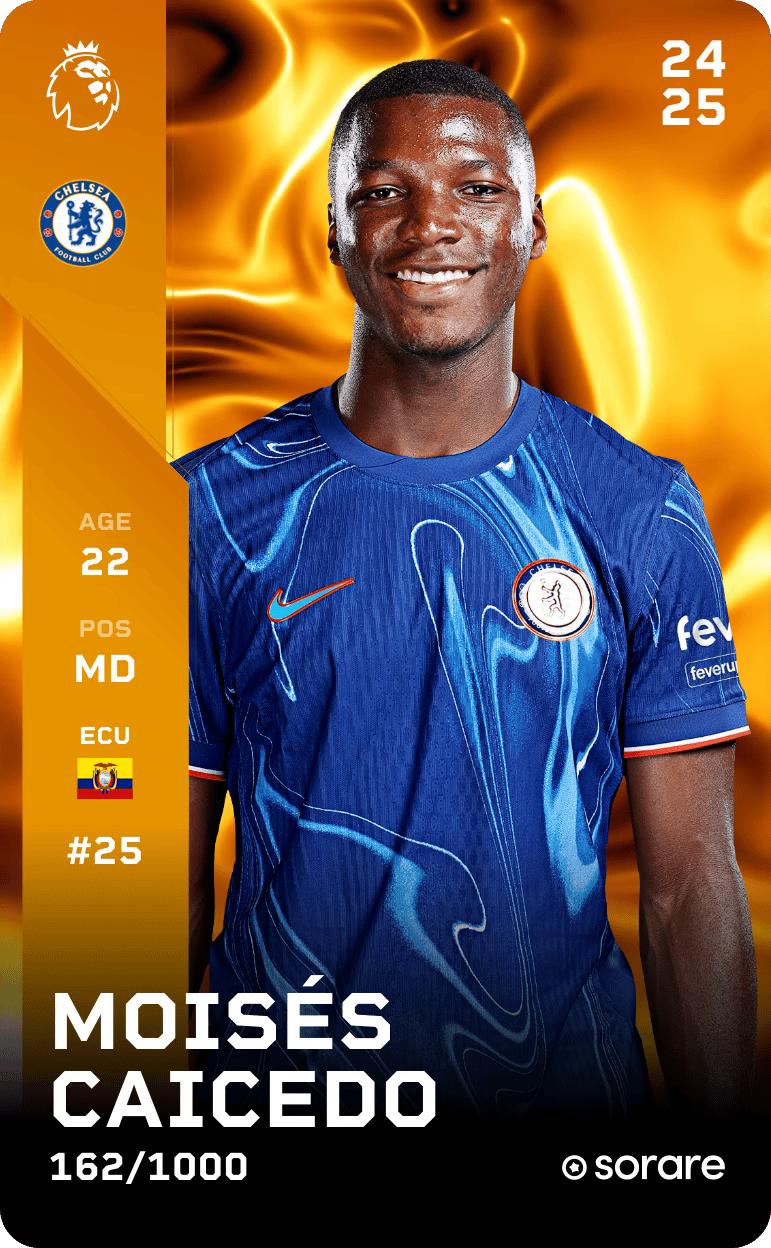 Moisés Caicedo 2024-25 • Limited 162/1000