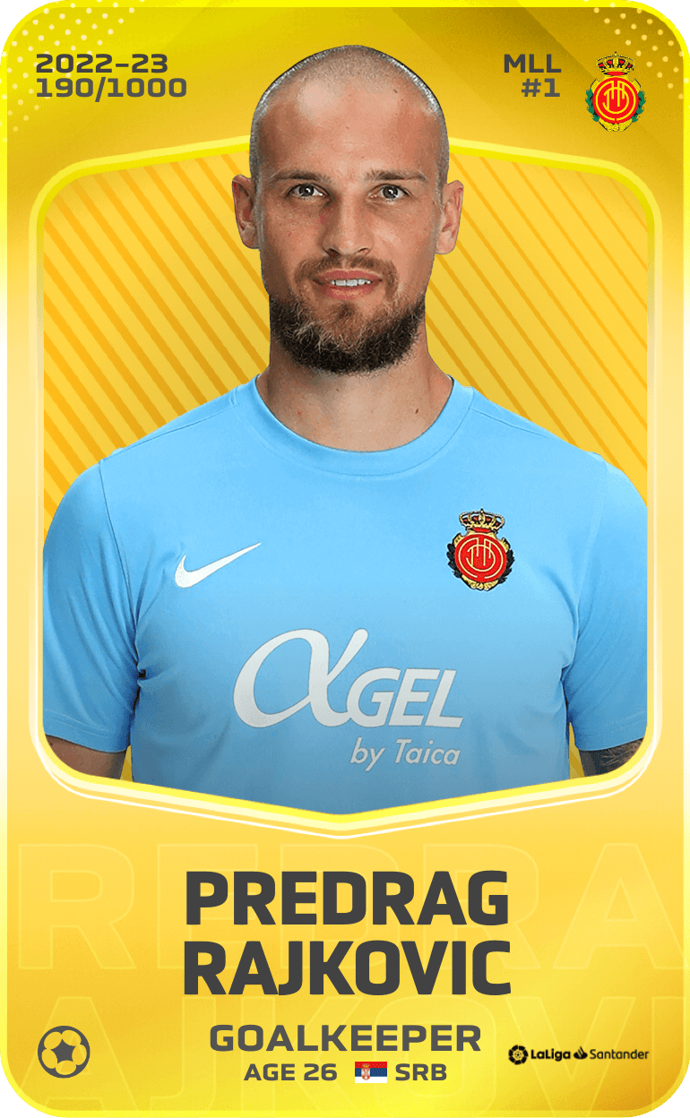Predrag Rajkovic 2022-23 • Limited 190/1000