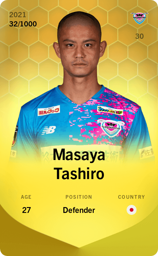 Masaya Tashiro 2021-22 • Limited 32/1000