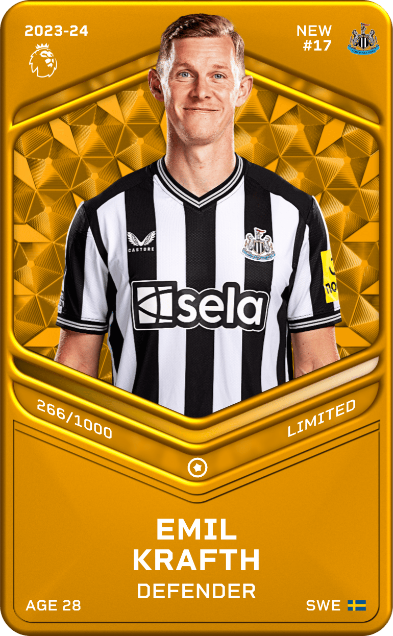 Emil Krafth 2023-24 • Limited 266/1000
