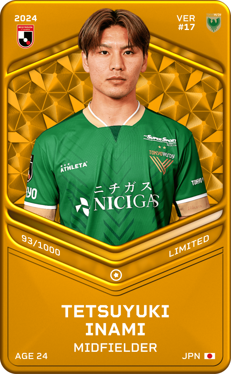 Tetsuyuki Inami 2024-25 • Limited 93/1000