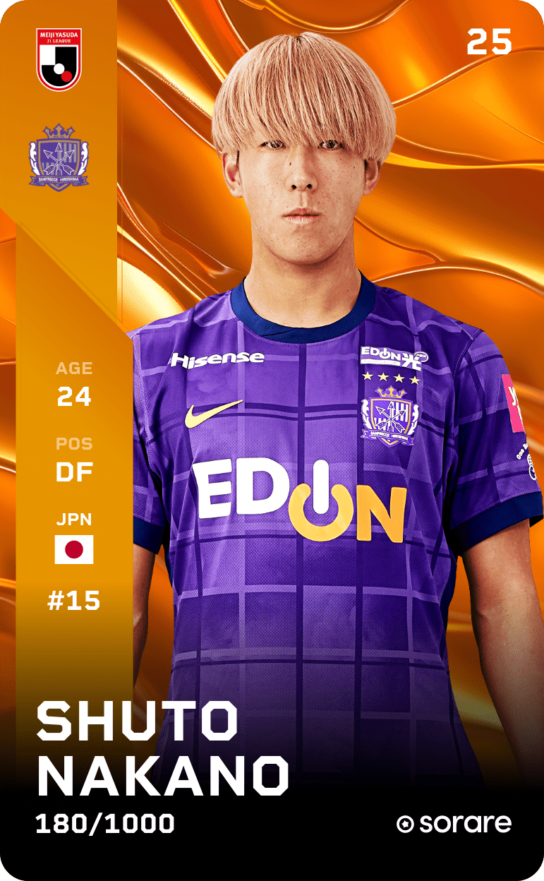 Shuto Nakano 2025-26 • Limited 180/1000