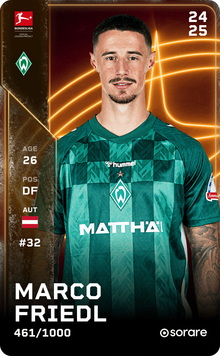 Marco Friedl 2024-25 • Limited 461/1000