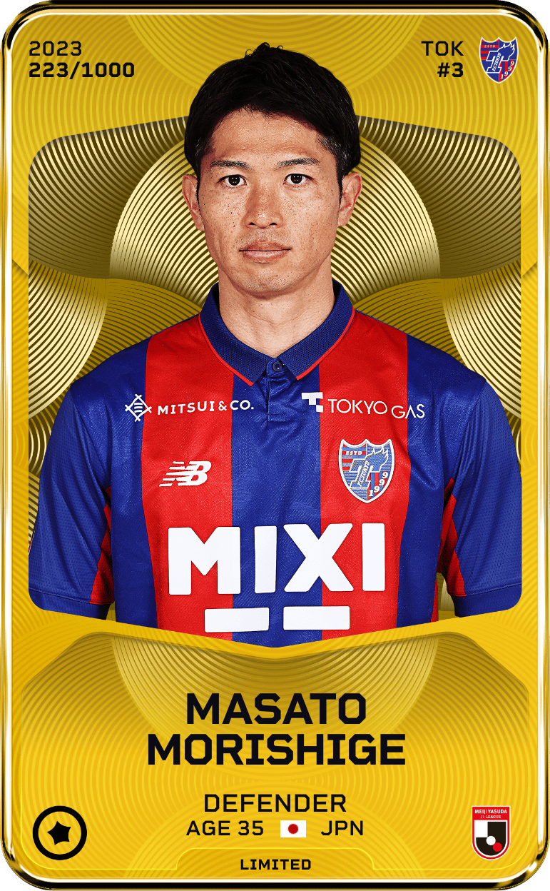Masato Morishige 2023-24 • Limited 223/1000