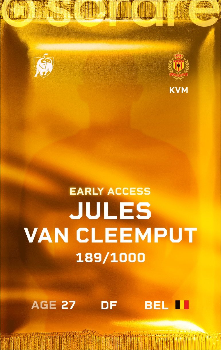 Jules Van Cleemput 2024-25 • Limited 189/1000