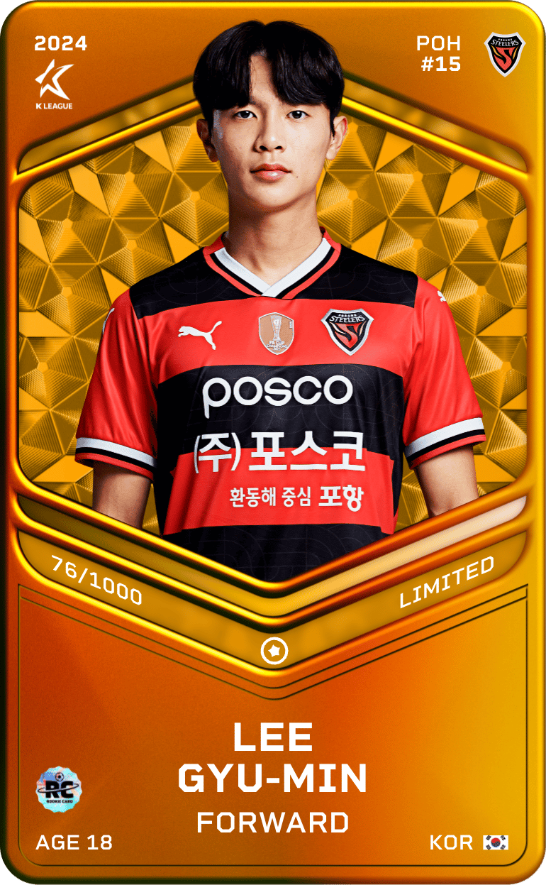 Lee Kyu-Min 2024-25 • Limited 76/1000