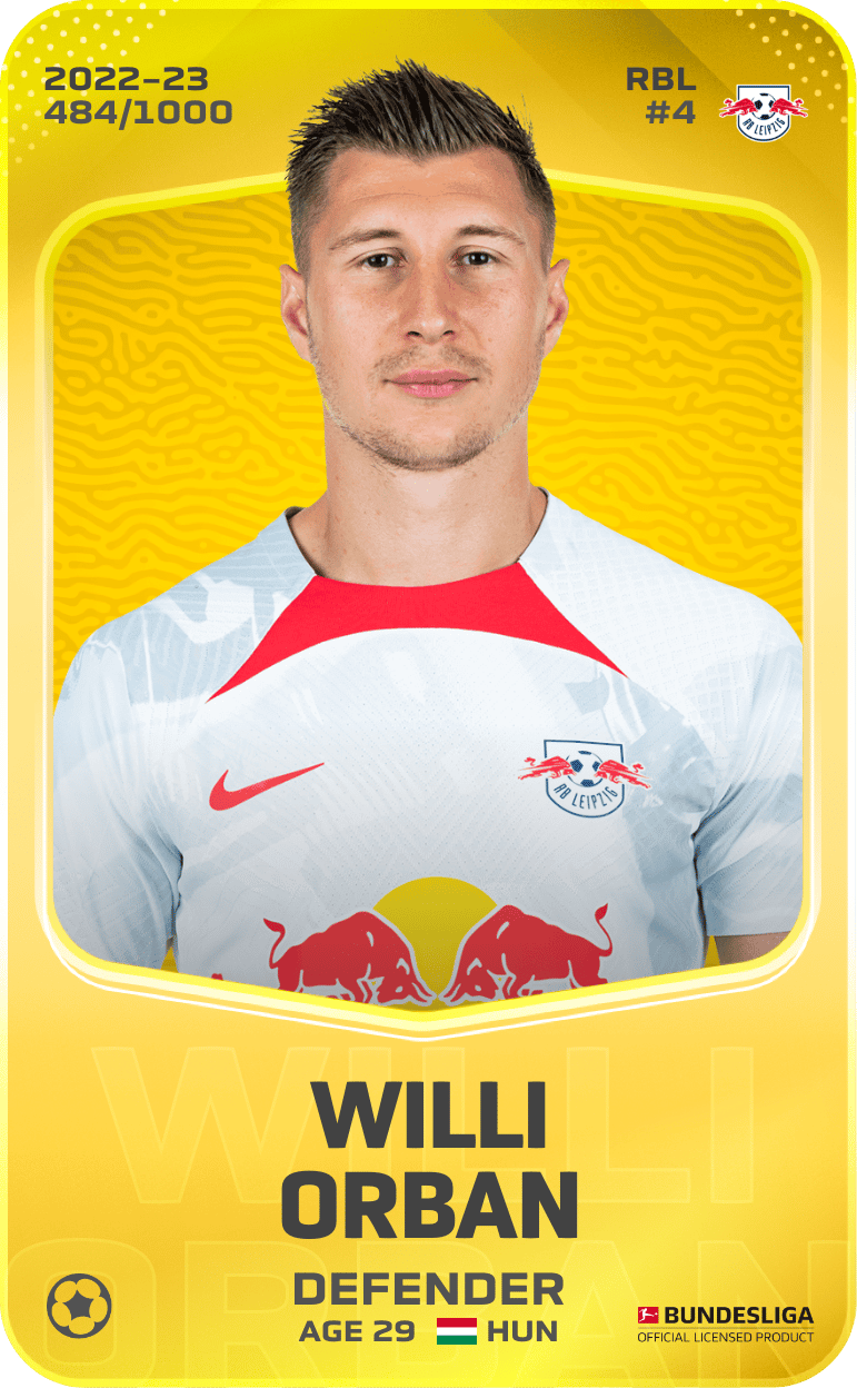 Willi Orban 2022-23 • Limited 484/1000