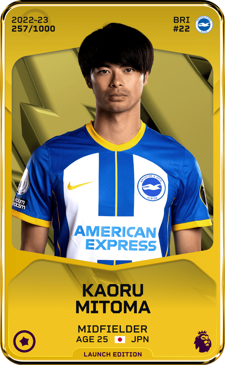 Kaoru Mitoma 2022-23 • Limited 257/1000